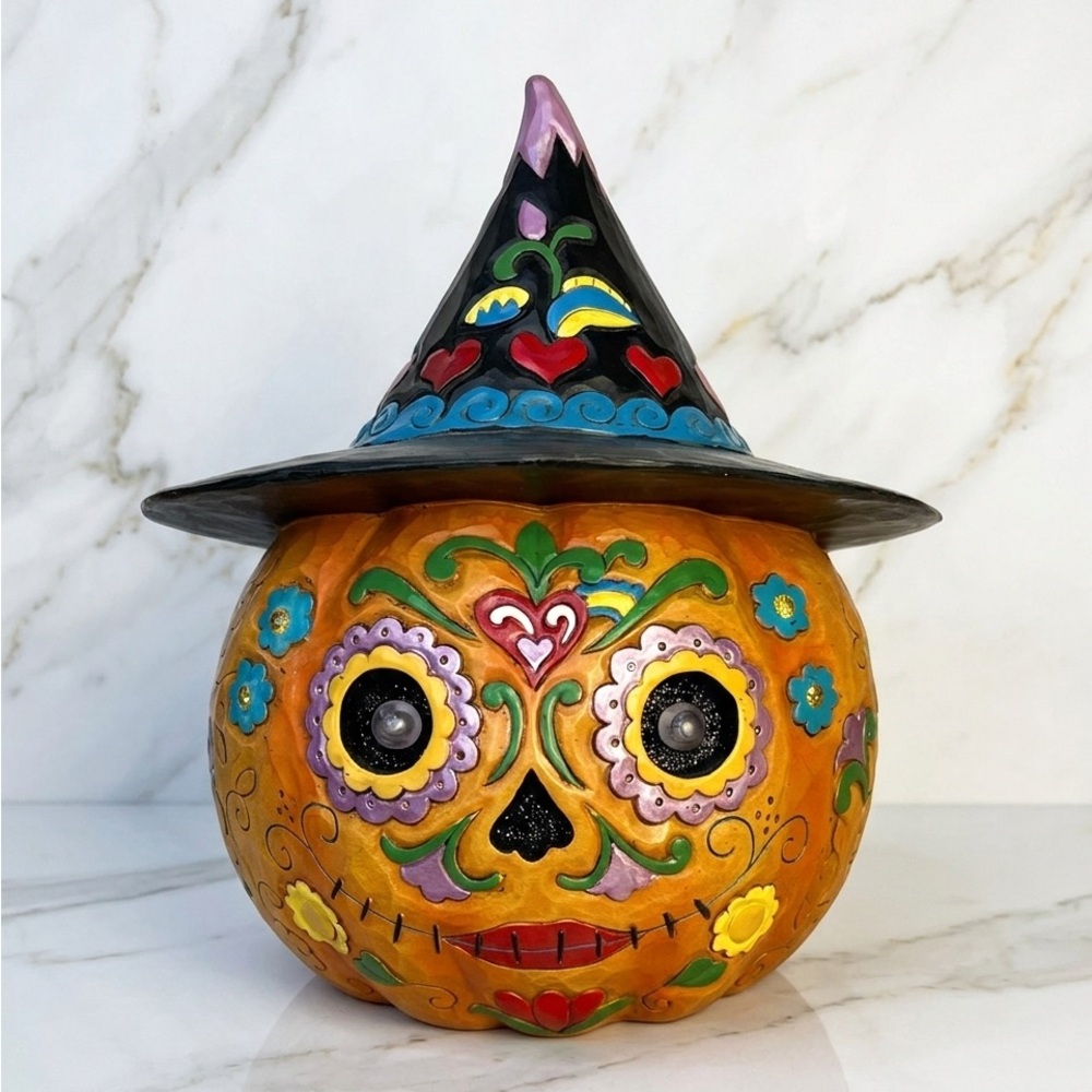 Jim Shore All Hallows Harvest - Day of the Dead Jack'O Lantern New